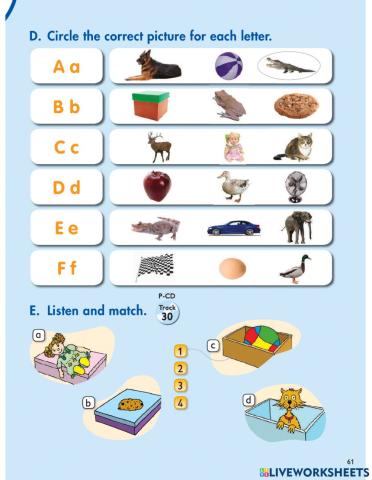 Phonics ABCDEF