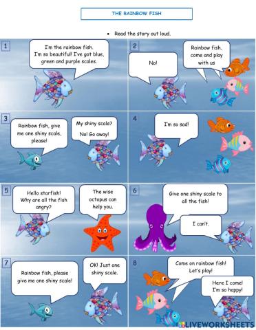 The Rainbow Fish: Reading Practice & Comprehension