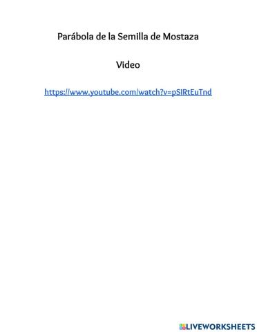 La semilla de mostaza