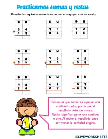 Repaso sumas y restas