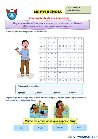 Soy consciente de mis emociones