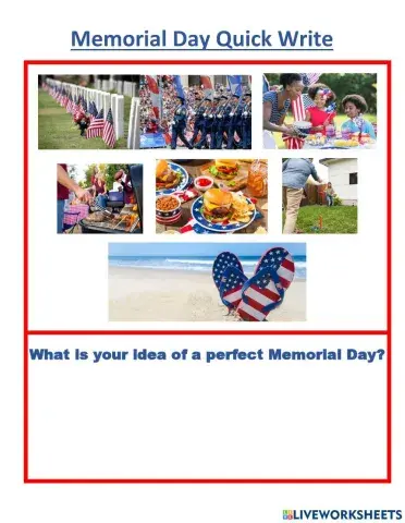 Memorial Day Quick Write