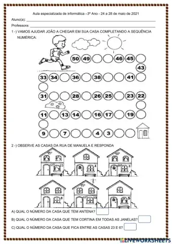 Antecessor e Sucessor