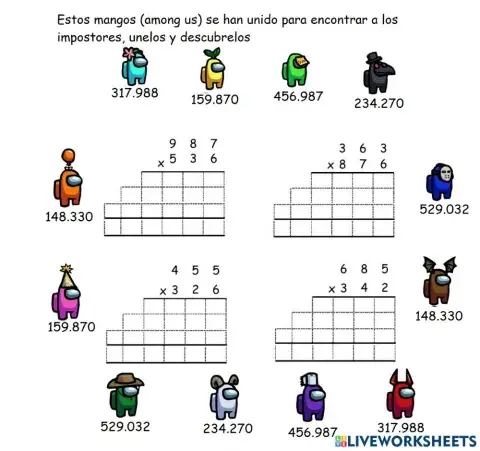 Multiplicaciones X 3