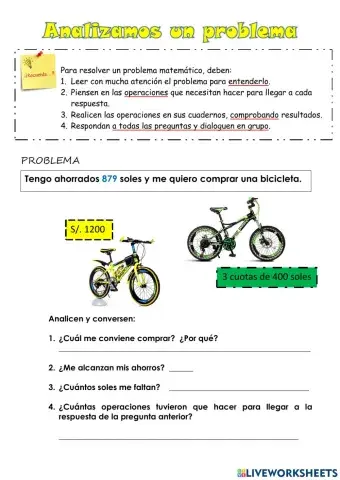 Resolvemos una situación problemática