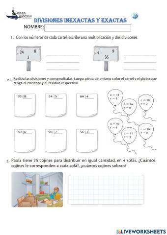 Divisiones inexactas