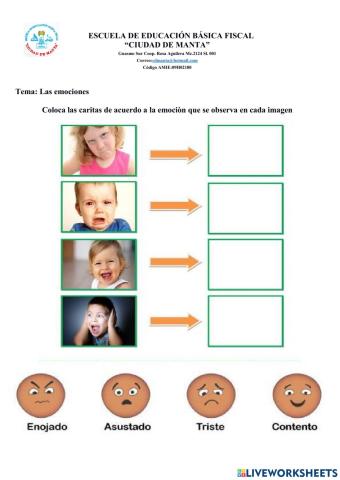 Identifica las emociones