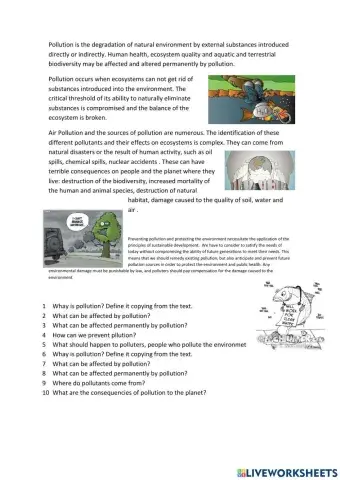 Environment- pollution