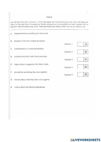 Fce school c3t4 listening p3and4