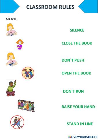 Classroom rules