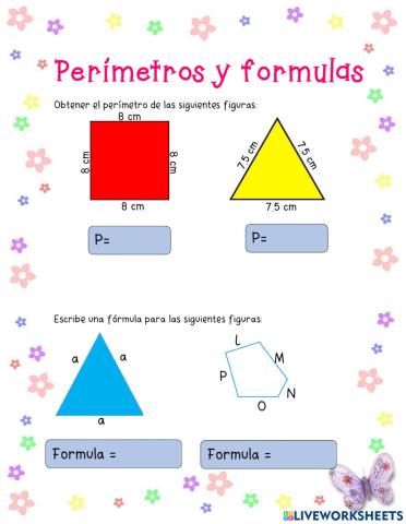 Perimetros y formulas