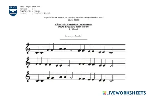 Canción por descubrir