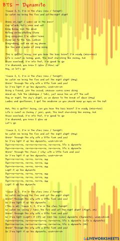 BTS - Dynamite (song)