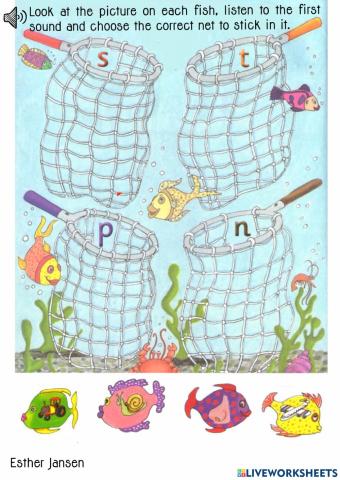 Jolly Phonics: the fishing net