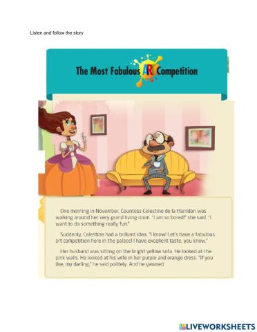 Story: The most fabulous art competition