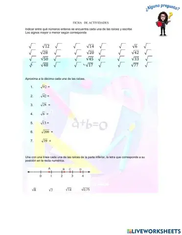 Estimación de raíces cuadradas