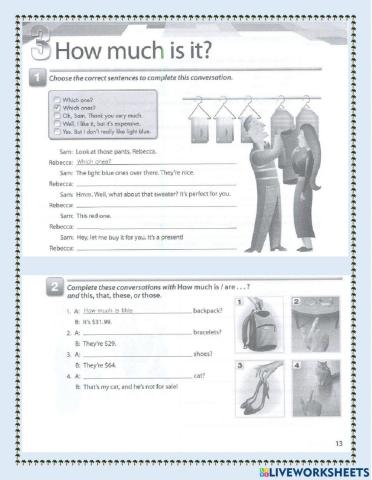 Interchange 1 workbook unit 3