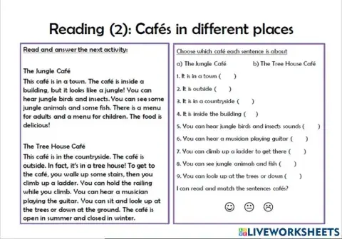 Jungle cafe or Tree house cafe'