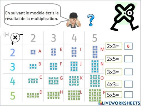 MathS MULTIPLICATION Teacher Géraldine5