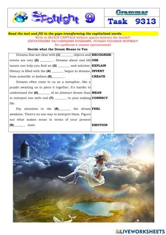 Spotlight 9 Task 9313