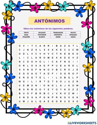 Antónimos