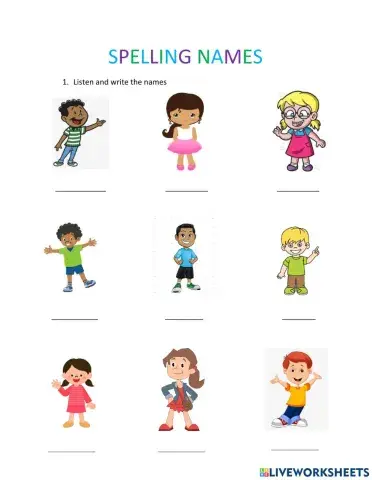 Spelling Names
