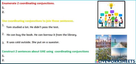 Coordinating conjunctions