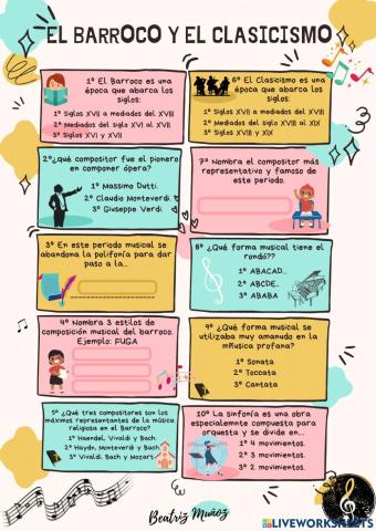 Barroco y Clasicismo