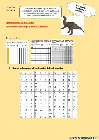 De fracción decimal a número decimal