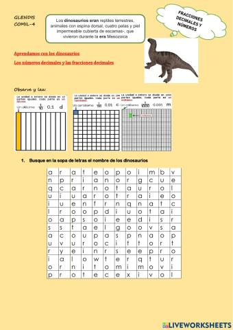 De fracción decimal a número decimal