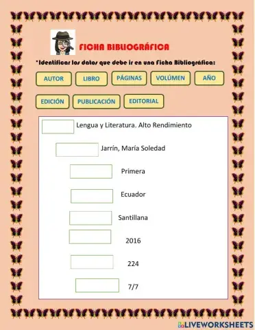 Ficha Bibliográfica