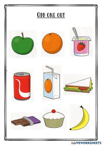 Odd one out (Food)