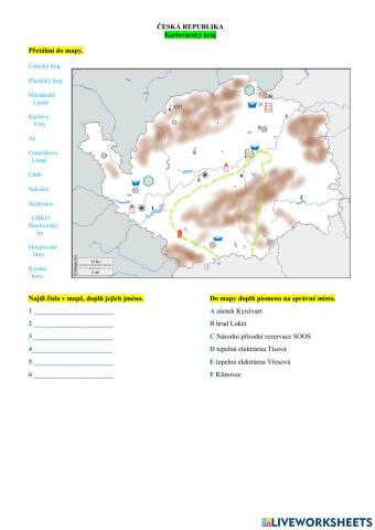 ČR-kraje-Karlovarský, mapa