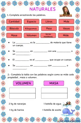 Naturales Materia por todas partes 2