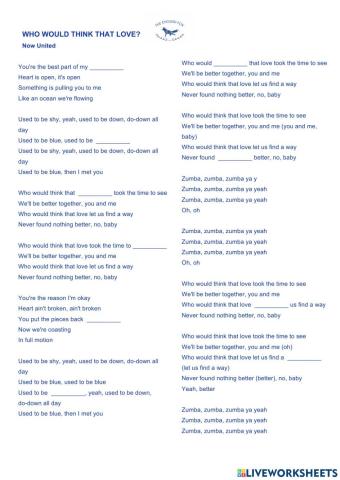 Who would think that love