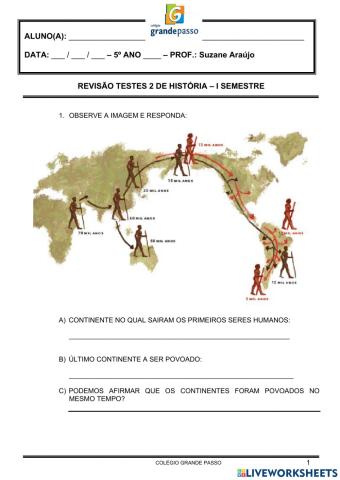 Sete maravilhas Mundo Antigo e Novo - Nômades e Sedentários