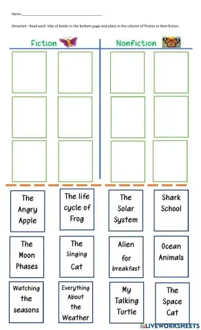 Fiction and nonfiction