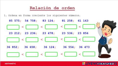 Relación de orden II