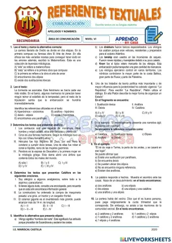 Referentes textuales