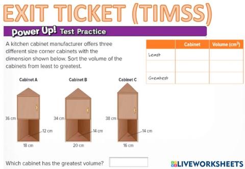 G6 EXIT Volume of Triangular Prisms