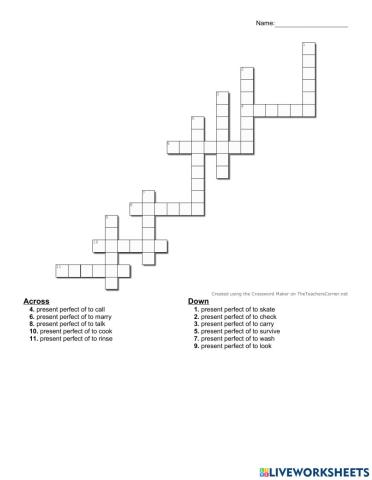 Regular verb past participles