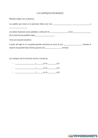 Civilización romana 1