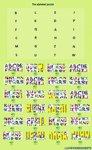 The alphabet
