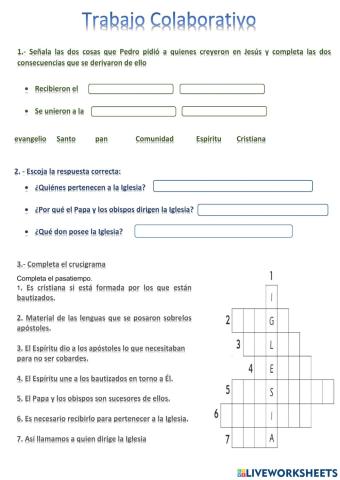 Trabajo grupal unidad 6 5TO EGB