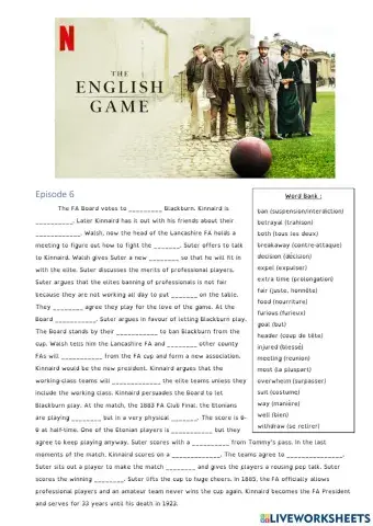 The English Game Episode 6