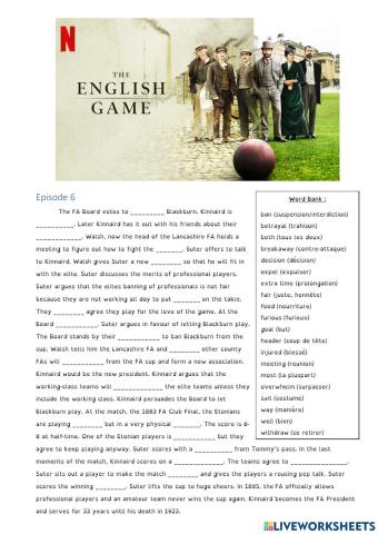 The English Game Episode 6