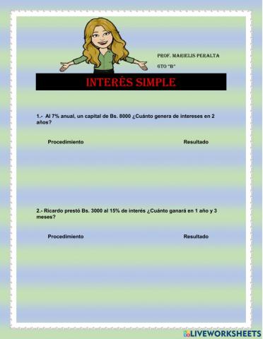 Interés simple
