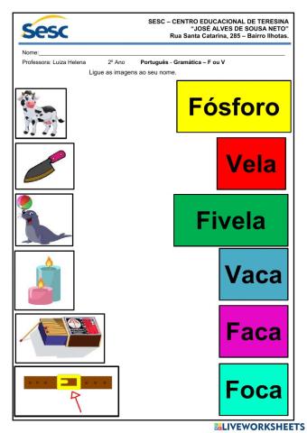 Português - gramática F ou V