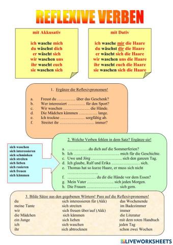 Sich Verben