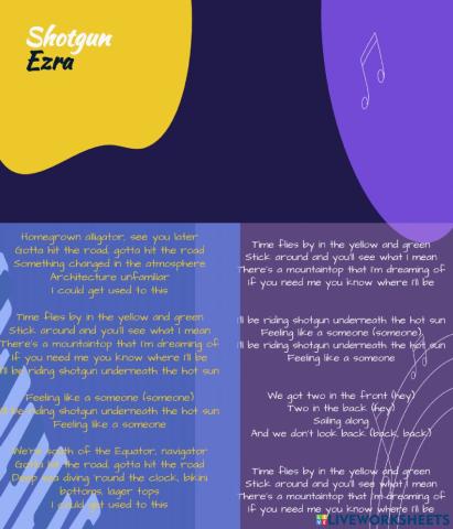 George Ezra - Shotgun (Lyric Video)